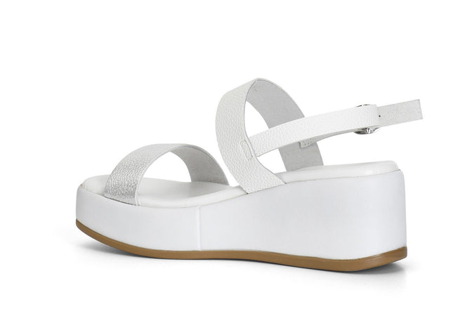 SANDALO DOPPIA FASCIA BICOLORE