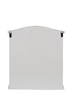 Biscottini VETRINETTA BACHECA IN LEGNO FINITURA BIANCA ANTICATA L42XPR15XH48 CM STILE SHABBY