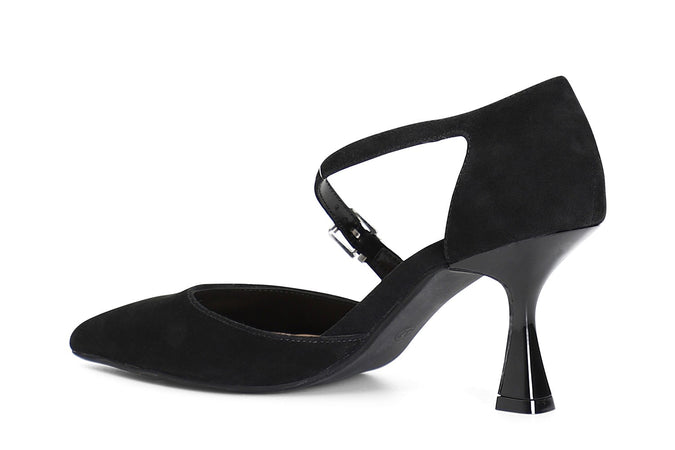 DÉCOLLETÉ IN CAMOSCIO CON INCROCIO