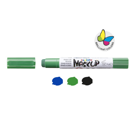 Carioca Mask Up Monster, Truccabimbi Kit per Bambini e Bambine, 3 Colori e 2 Tutorial