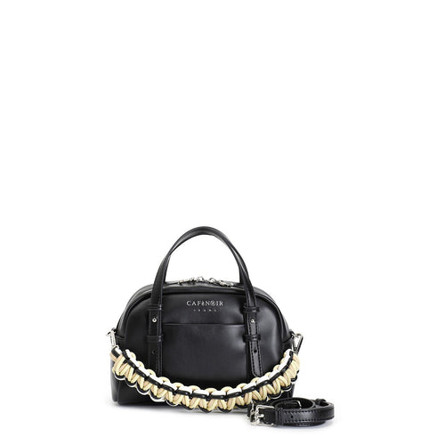 MINIBAG IN PU CON TRACOLLA INTRECCIATA MULTICOLOR.TRACOLLA REMOVIBILE