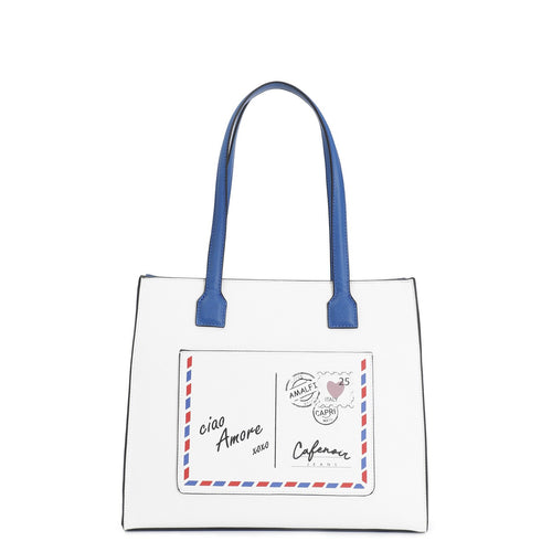 SHOPPING CON TASCA APPLICATA CON STAMPA