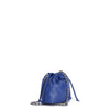 minibags con chiusura a coulisse e tracollina in catena con infilature