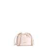 minibags con chiusura a coulisse e tracollina in catena con infilature