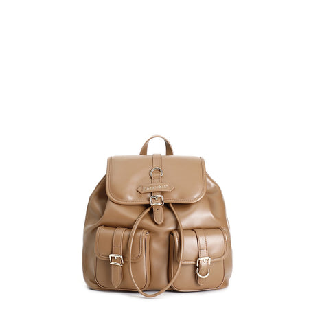 ZAINO CON TASCHE APPLICATE E LOGO LASERATO