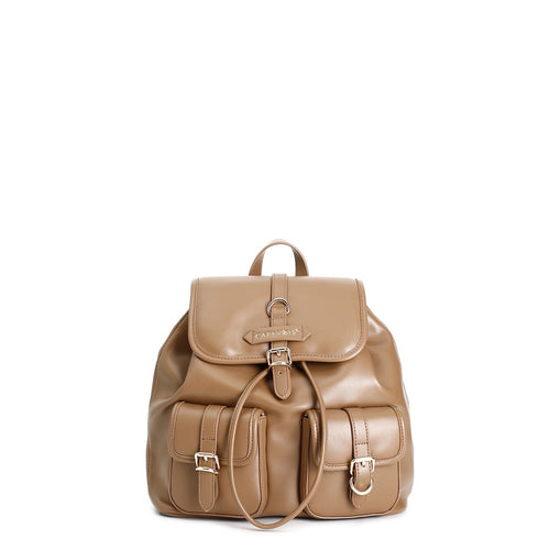 ZAINO CON TASCHE APPLICATE E LOGO LASERATO