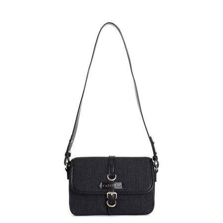 BORSA A TRACOLLA CON PATTINA IN PAGLIA