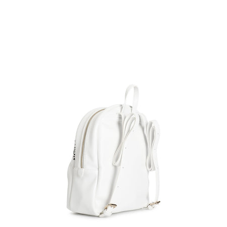 ZAINO CON TASCA CON ZIP E LASERATURA AMOTIVO FLOREALE CON APPLICAZIONE DI RIVE