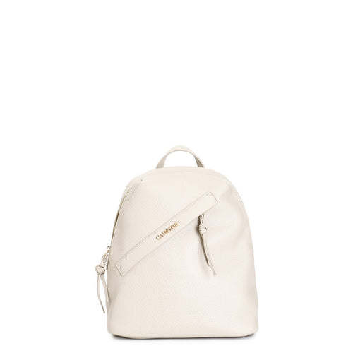 ZAINO MORBIDO IN MATERIALE A GRANA GROSSA ,CON TASCA CON ZIP