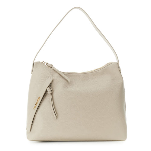 SACCA MORBIDA IN MATERIALE A GRANA GROSSA ,CON TASCA CON ZIP