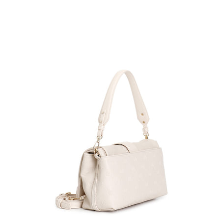 TRACOLLA CON PATTINA CON STAMPA MONOGRAM EMBOSSED E PASSANTE E FIBBIA RIVESTITA,