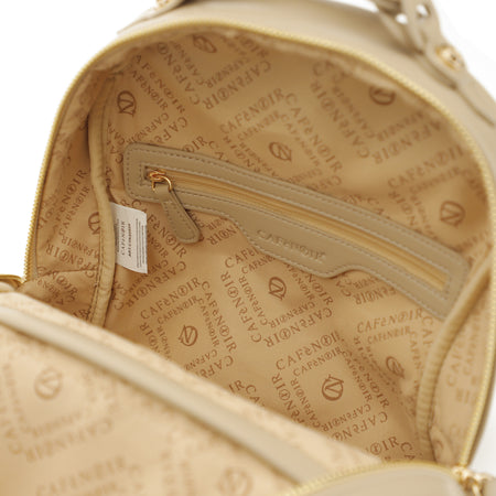 ZAINO CON LOGO AD ALTA FREQUENZA, SULLATASCA CON ZIP. MANICO CON LAVORAZION