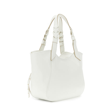 SHOPPING CON TASCHE LATERALI CON MANICIINTRECCIATI