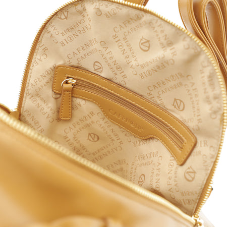 ZAINO CON TASCHE LATERALI CON MANICO INTRECCIATI