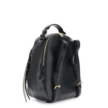 ZAINO CON TASCHE LATERALI CON MANICO INTRECCIATI