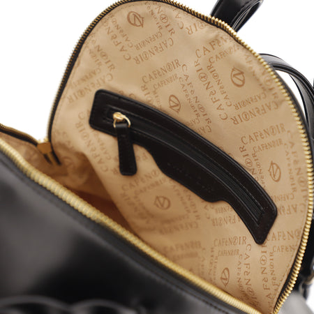 ZAINO CON TASCHE LATERALI CON MANICO INTRECCIATI