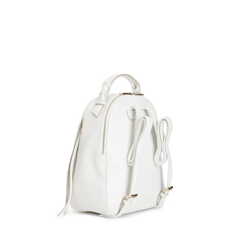 ZAINO CON TASCHE LATERALI CON MANICO INTRECCIATI