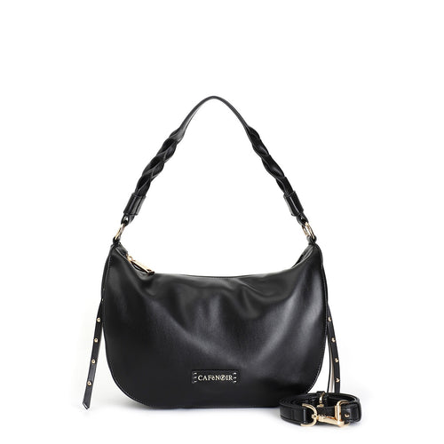 SACCA CON TASCHE LATERALI CON MANICO INTRECCIATI