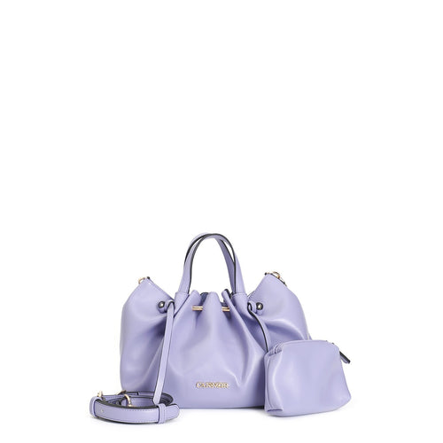 TOTE CON MOTIVO DI ARRICCIATURA , TRACOLLA REMOVIBILE