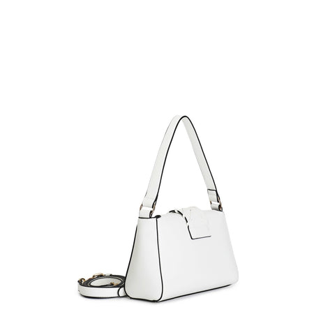 TRACOLLA CON PATTINA CON MOTIVO DI INFILATURA CON FIBBIA , TRACOLLA REMOVIBILE