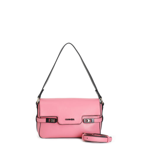 PATTINA CON CHIUSURE IN METALLO VERNICIATE E MANICO IN CONTRASTO