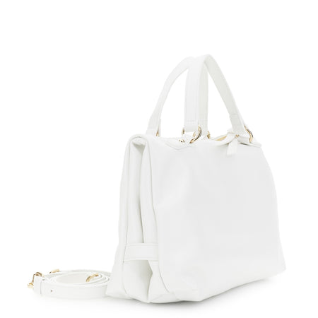 BAULETTO CON TASCA SUL DAVANTI E DECORAZIONE DI CATENA SMALTATA MULTICOLOR