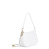 BORSA A SPALLA CON PATTINA CON MOTIVO DI PIEGHE SUL DAVANTI, TRACOLLA TUBOLARE C