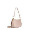 BORSA A SPALLA CON PATTINA CON MOTIVO DI PIEGHE SUL DAVANTI, TRACOLLA TUBOLARE C