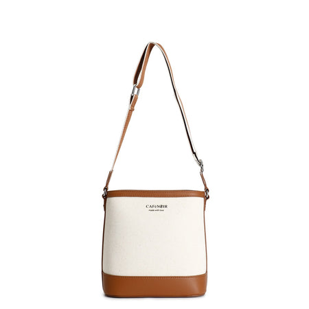 SECCHIELLO IN CANVAS CON PROFILI , LOGHI IN TPU E TRACOLLA A NASTRO REGOLABIL