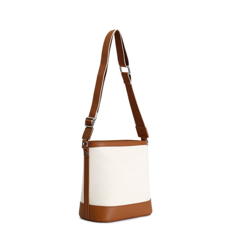 SECCHIELLO IN CANVAS CON PROFILI , LOGHI IN TPU E TRACOLLA A NASTRO REGOLABIL