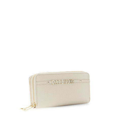 ZIP ROUND GRANDE , CON APPLICAZIONE DI LETTERING IN METALLO