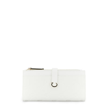 PORTAFOGLIO CON MONOGRAM EMBOSSED, TASCA SUL DAVANTI, 2 TASCHE CON ZIP