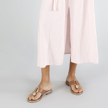 ABITO LUNGO CON SPACCO DAVANTI