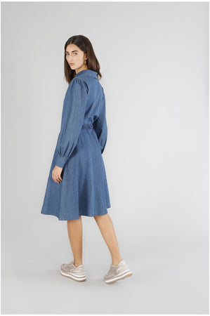 CHEMISIER CON CINTURA LOGATA