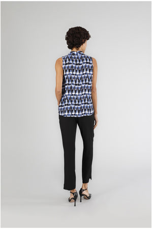 BLUSA SMANICATA STAMPATA