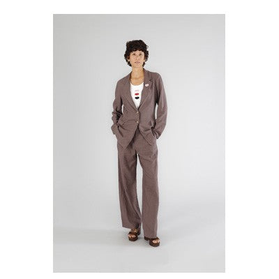 BLAZER MONOPETTO MISTOLINO