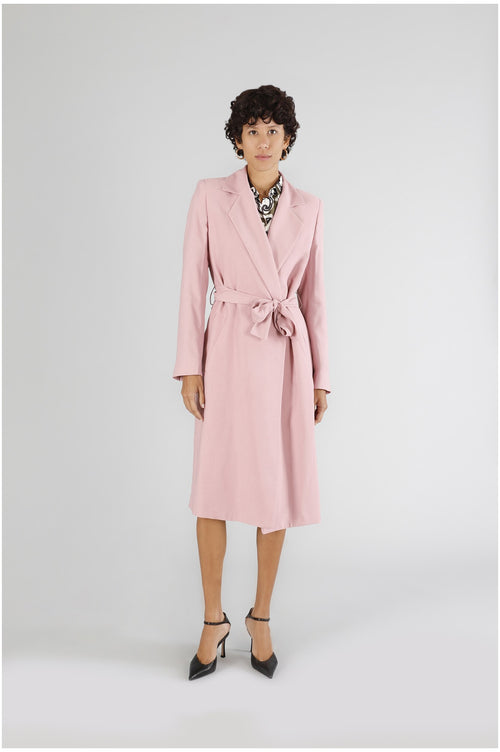 TRENCH LUNGO CON FUSCIACCA