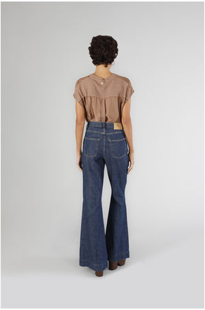 PANTALONE DENIM SUPER FLARE