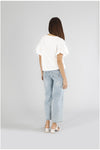 TSHIRT MANICA CORTA DONNA CON CAPPELLO