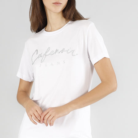 T SHIRT GIROCOLLO CON LOGO