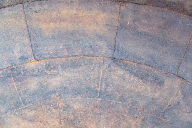 Biscottini VECCHIO CONTENITORE IN FERRO BATTUTO