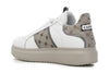 SNEAKERS IN PELLE CON RIPORTI LOGO