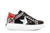 SNEAKERS IN PELLE CON STELLA LOGATA