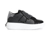 SNEAKERS IN TESSUTO E PELLE