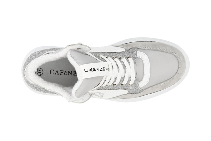 SNEAKERS TESSUTO E PELLE CON RICAMO LOGATA