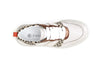 SNEAKERS IN PELLE CON RIPORTI STAMPA MACULATA