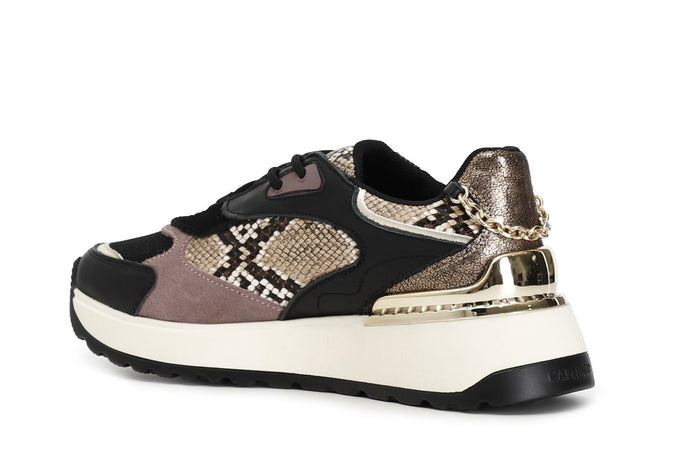 SNEAKERS CON DETTAGLI PITONATI