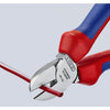 Tronchese Knipex a taglio laterale in cromo-vanadio per fili metallici