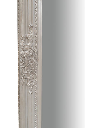 Biscottini Biscottini Specchio Specchiera da parete 60x4x90 foglia argento anticato