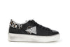 SNEAKERS IN PELLE CON DETTAGLI MACULATIE GLITTER